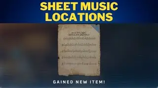 Stray - All 8 Sheet Music Locations