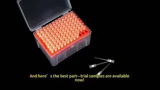 Trial samples are available for both boxed and bagged pipette tips