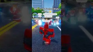 Who Will Be The Fastest Wally ?! #flashpoint #roblox