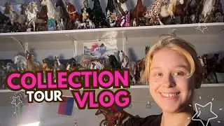 Artist vlog, Breyer horse collection tour, Model Photography tutorial. || Just Designed.