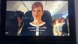 Delta Airlines &mdash; Видеоролик о безопасности, посвящённый 100-летию полётов &mdash; Airbus A319