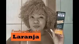 Cabelo Neon com Keraton Neon Colors | Orange