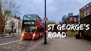 Walking St George's Road | London in 4K