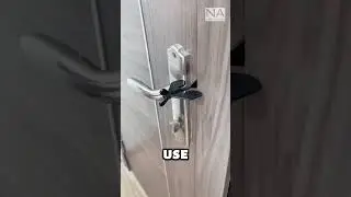 Portable Door Lock: Travel Essential for Extra Safety! - Nakigo
