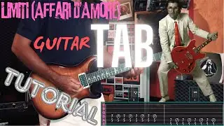 Limiti - Ivan Graziani Cover Guitar Tab | Tutorial | Fractal Fm3 & PRS Custom 24