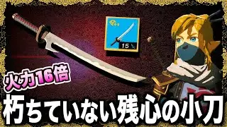 朽ちていない残心の小刀の入手方法！ふいうち攻撃で16倍の火力を出せる強力な武器をとりにいこう！【ティアキン攻略】