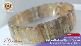 Rutilated Quartz Bracelet  & Its Benefits