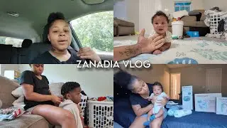 Zanadia vlog | idk what to do 🥺Life update … Havi gets starter locs , mom cozy haul !
