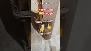 Ultra Wide Opening Hinges Installation | Heavy Duty 165&deg; Cabinet Fitting! #furniture #wood #shorts