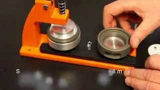 Herstellen Buttons mit Micro Buttonmaschinen