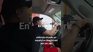 pidiendo mi pollo en espa&ntilde;ol en Macdonald new York #foryou #realfresh #foryou #love #construction