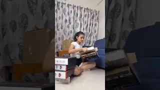 Unboxing and Setting up SNEAKARE CRATES!😍 #monayadav #sneakercrates #sneakers #youtubeshorts #nike