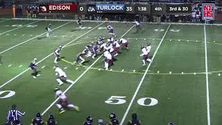 Edison vs Turlock High School Football CIF Sac-Joaquin Section Playoffs 1/4/22