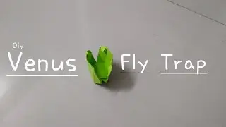 Diy paper origami Venus fly trap | Full tutorial video | Paper craft | Creative Aryan 