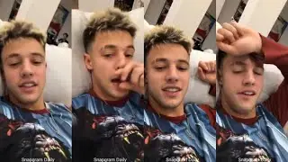 Cameron Dallas with Duhitzmark - Instagram Live Stream - January.06.2018