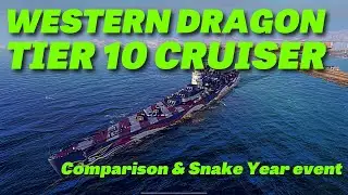 Snake Year event & Tier 10 Western Dragon Cruiser | World of Warships Blitz