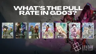 CASE OPENING! What's the pull rate in GD03? Gundam Card Game GD03 Steel Requiem