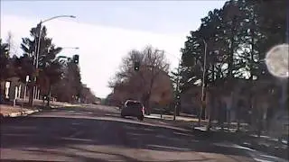 STUPID DRIVER ALERT: CHEYENNE, WYOMING, 