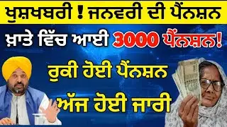 2500 ਬੁੱਢਾਪਾ ਪੈਨਸ਼ਨ ਸੁਰੂ | 2500 pension scheme punjab | 2500 pension punjab | punjab pension 2500
