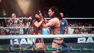 WWE 2k25 faction wars stage 5 main event women's 4 on 4 tag team match Saturday January 24th 2026