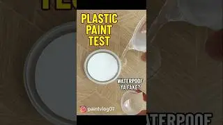 Plastic Paint Waterproof Hai Ya Bas Marketing ❓️❓️Dekho Khud‼️ #painttest #plasticpaint #paintvlog