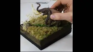 How to make a mammoth diorama #shorts