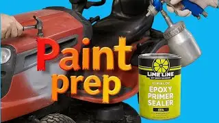 Beginners guide to applying LiME LiNE Epoxy primer and small dent repair.