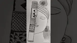 Lord Krishna drawing🥰🙏#ytshortsviral #indu snest🧿#pencildrawing 🤗