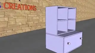 Wooden Custom Cubby with Drawer by Nafees Creations in Houston TX