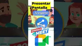 🔵 Compartir PANTALLA en GOOGLE MEET - LA MEJOR FORMA ✔️#short