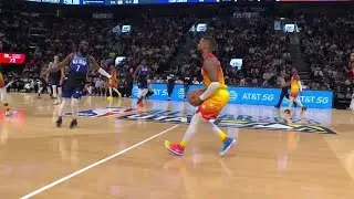 Damian Lillard Casually Hits A Half Court Shot During 2023 All Star Game 😅