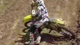 Jason Lawrence giving Dungey a love tap at High Pt National