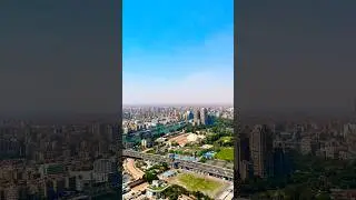 Cairo Nile river view from Cairo tower. #cairo #travelshorts