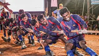 Kuliyapitiya vs Udugampola 2018 | Raw Power! 🔥 Civil Teams Tug of War 640KG |