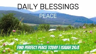 Find 'Perfect Peace' Today | Isaiah 26:3