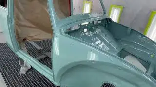 Lakierowanie Lackierung Painting VW Kafer Garbus Akryl Oldtimer Classic Car Classic Auto