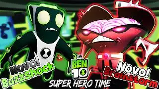 &Eacute; ASSIM QUE PEGA O NOVO BUZZSHOCK E BRAINSTORM NEGATIVO NO UPDATE BEN 10 SUPER HERO TIME!