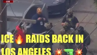 ICE AGENTS SHOOTING 💥🔫💥 Los Angeles 🔥RIOTS/CAOS🔥