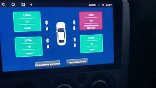 Внешний TPMS датчик давления в шинах на андроид магнитоле