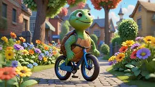 The Turtle That Stole My Bike 🐢🚲 | Funny and Imaginative Nursery Rhyme for Kids