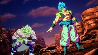 GOGETA BLUE FAIL TO KILL BROLY DRAMATIC FINISH! DRAGON BALL FighterZ DLC BROLY All Abilities & Forms
