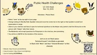 Public Health Challenges - UC GIS Week 2025 - Day 1