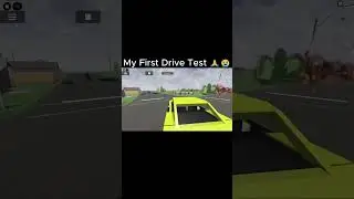 my first drive test🙏😭