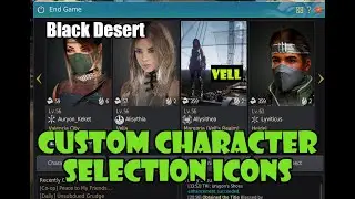 [Black Desert] How to Customize Your Character Thumbnails!
