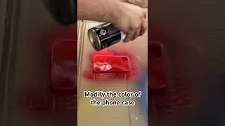#spraypaint modify the color of phone cases