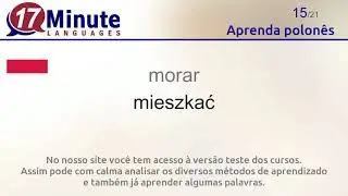 Aprenda polon&ecirc;s (Parte 3)