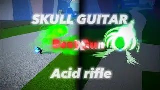 Blox fruit:skull guitar and acid rifle combo
