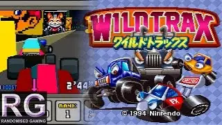 Stunt Race FX / Wild Trax - Super Nintendo - Speed Trax Novice Class all courses [HD 1080p 60fps]