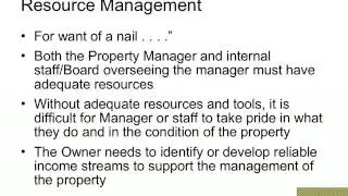 Multifamily Property Management Webinar - 6/14/11