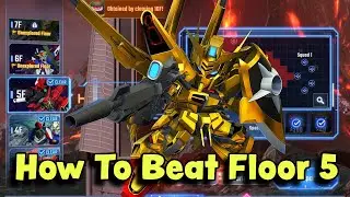 How to Beat Floor 5 of Generation Tower West Tower (SD G Generation Eternal)